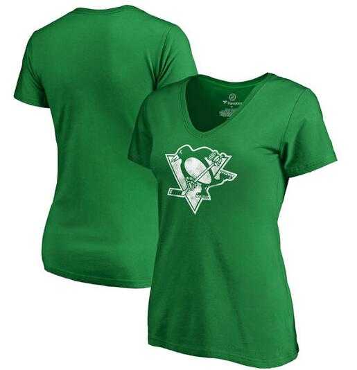 Women Pittsburgh Penguins Fanatics Branded St. Patrick's Day White Logo T-Shirt Kelly Green FengYun,We sell and wholesale Women Pittsburgh Penguins Fanatics Branded St. Patrick's Day White Logo T-Shirt Kelly Green FengYun on line form chian!